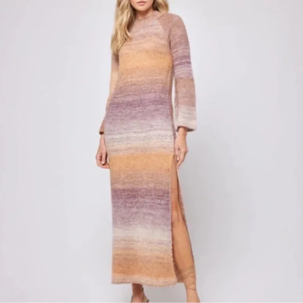 LSPACE MONROE DRESS KNIT SWEATER MAXI